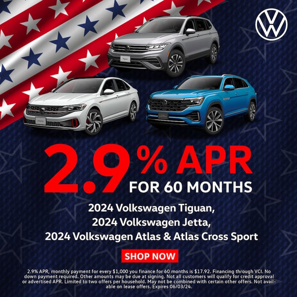 2.9% APR for 60 Months