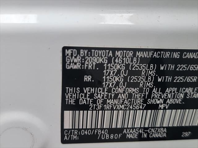 2021 Toyota RAV4 LE