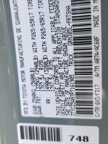 2023 Toyota Tacoma 4WD TRD Sport