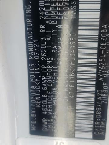 2021 Toyota Camry XLE