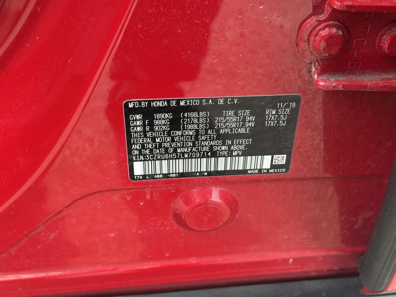 2020 Honda HR-V EX AWD CVT