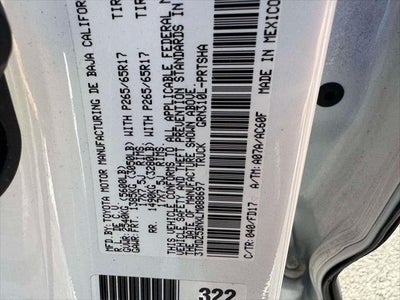 2020 Toyota Tacoma 4WD TRD Sport Double Cab 6' Bed V6 AT (Natl)