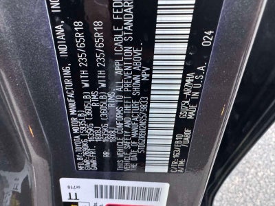 2022 Toyota Highlander XLE AWD (Natl)