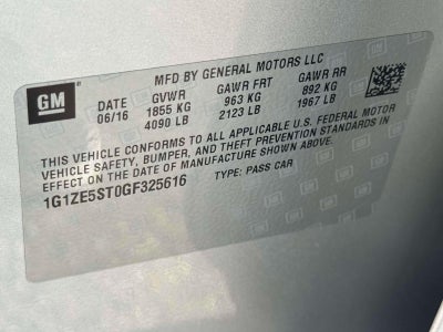 2016 Chevrolet Malibu 4dr Sdn LT w/1LT