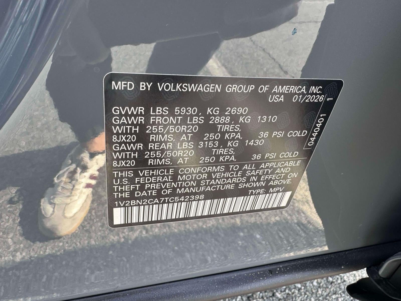 2026 Volkswagen Atlas 2.0T SEL