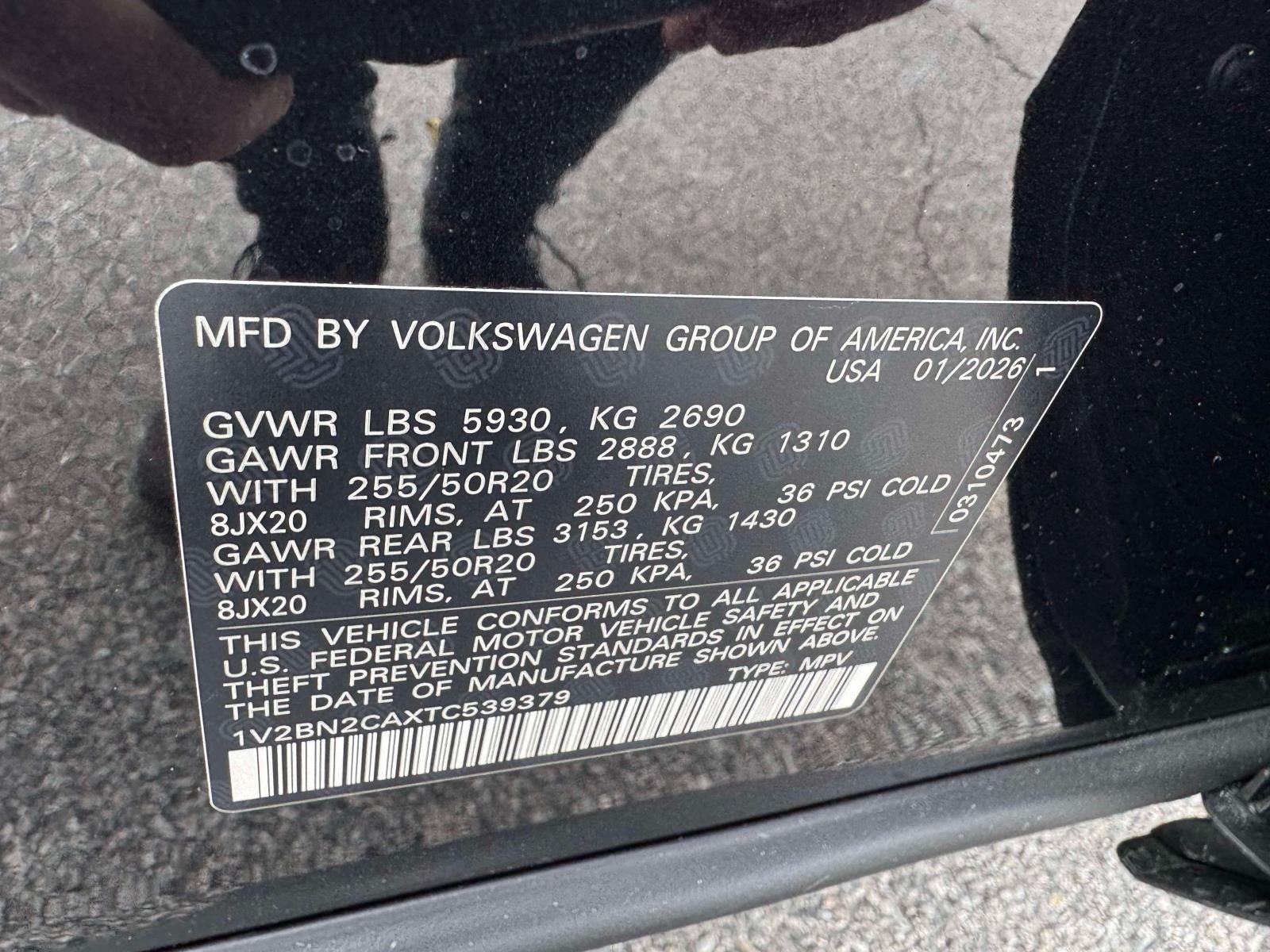 2026 Volkswagen Atlas 2.0T SEL