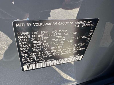2027 Volkswagen Atlas 2.0T SEL