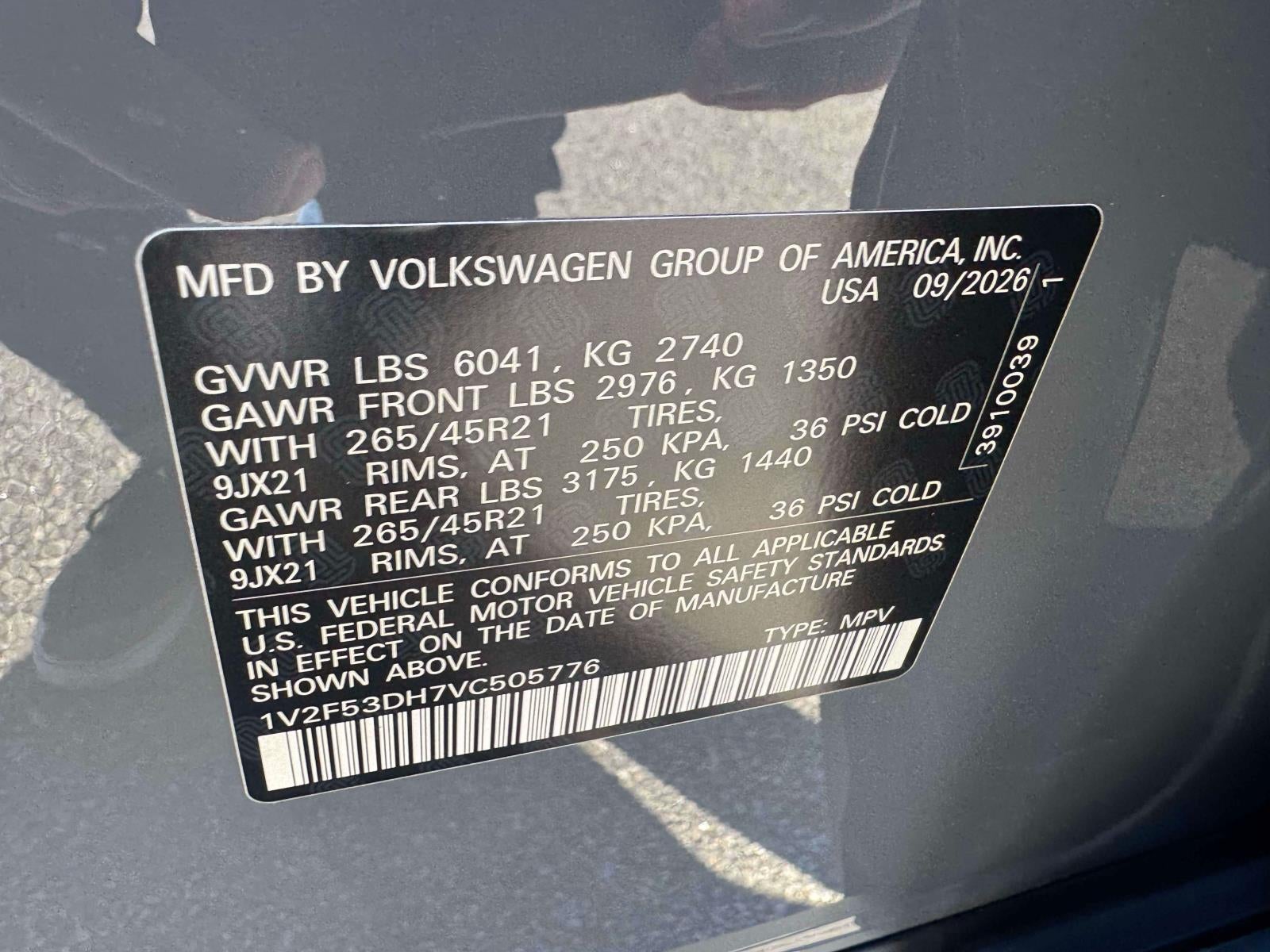2027 Volkswagen Atlas 2.0T SEL