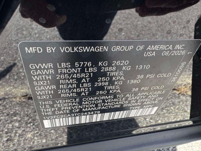 2026 Volkswagen Atlas Cross Sport 2.0T SEL Premium R-Line