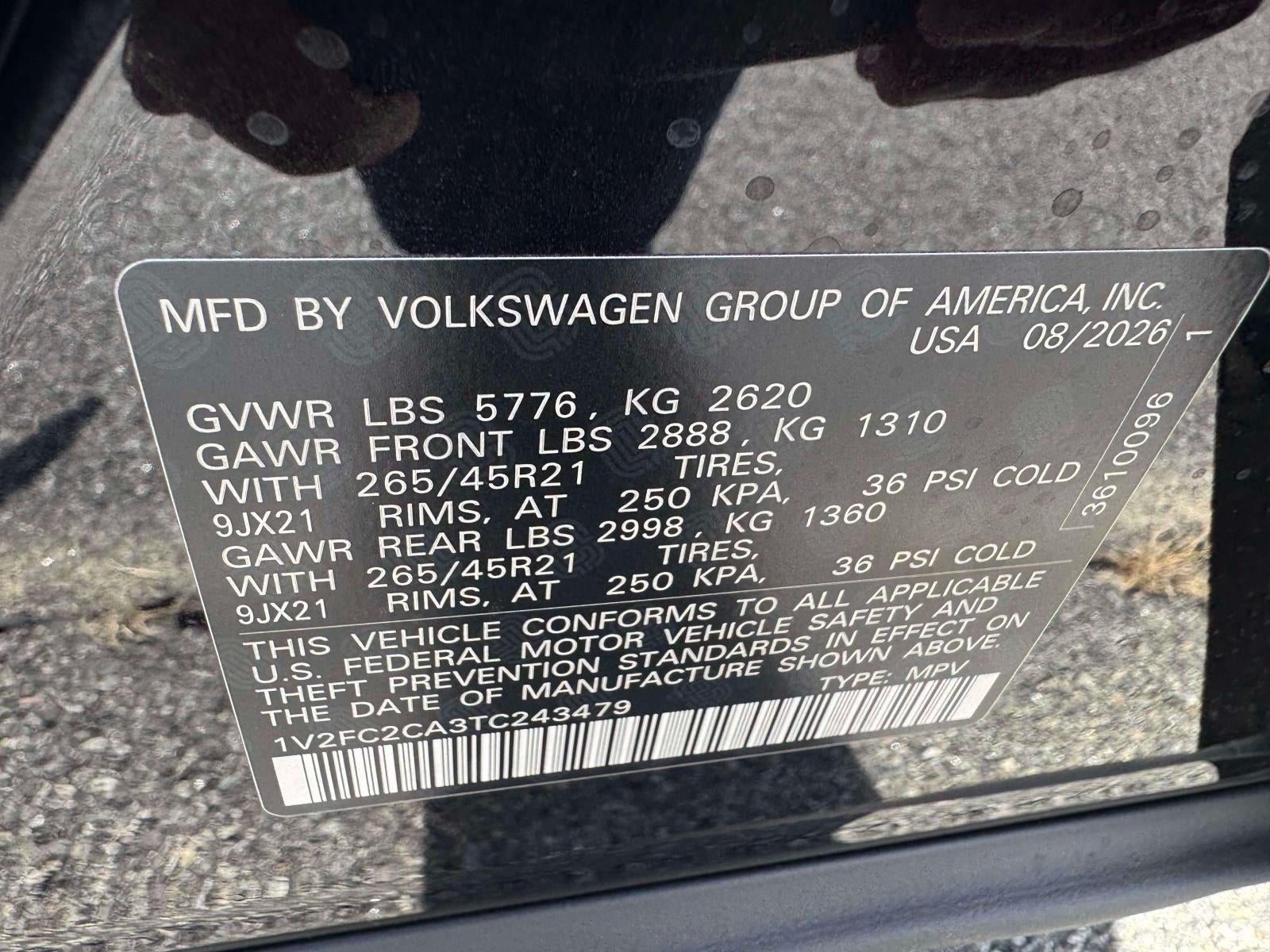 2026 Volkswagen Atlas Cross Sport 2.0T SEL Premium R-Line