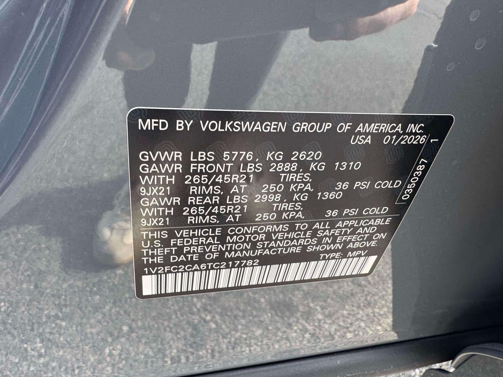 2026 Volkswagen Atlas Cross Sport 2.0T SEL Premium R-Line