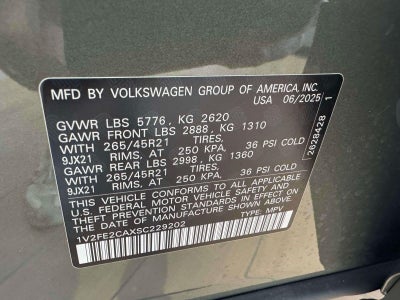 2025 Volkswagen Atlas Cross Sport 2.0T SEL Premium R-Line