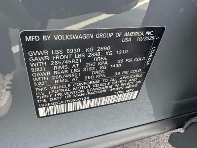 2026 Volkswagen Atlas 2.0T SEL Premium R-Line