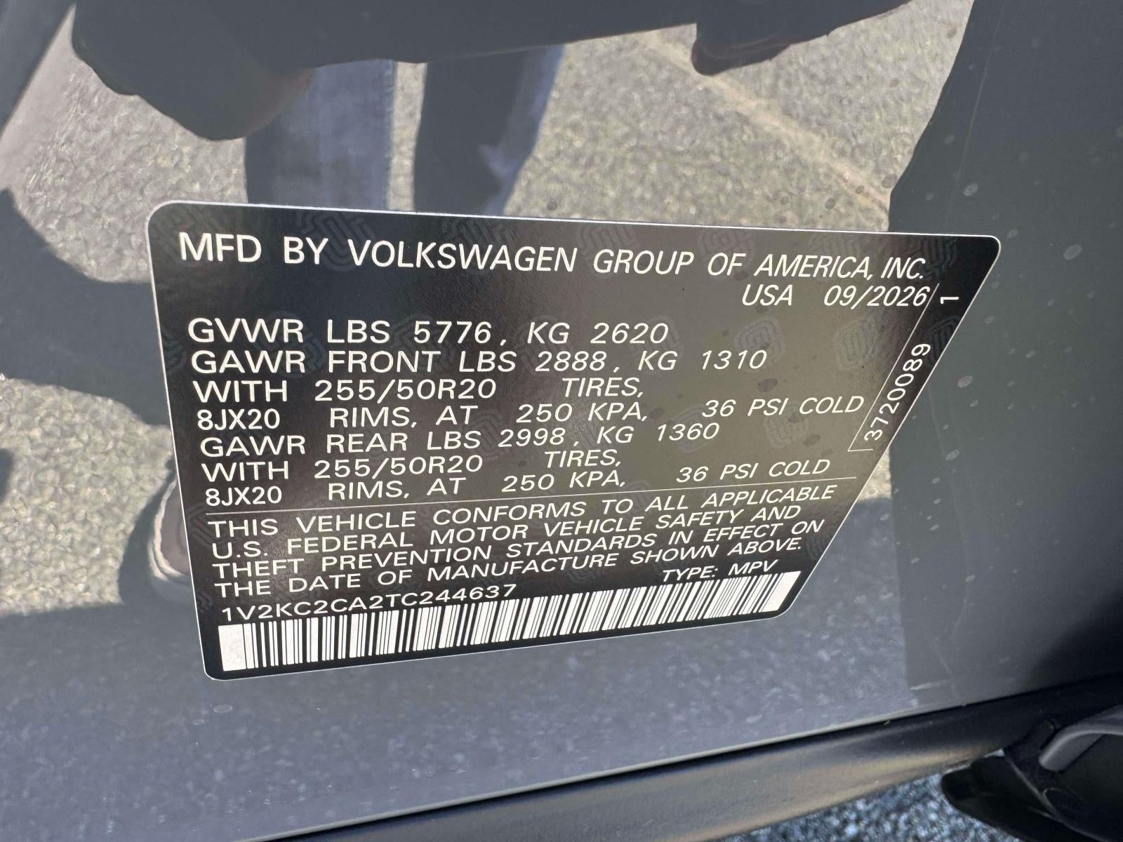 2026 Volkswagen Atlas Cross Sport 2.0T SE W/TECHNOLOGY