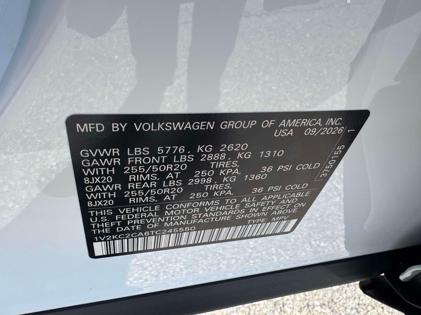 2026 Volkswagen Atlas Cross Sport 2.0T SE W/TECHNOLOGY