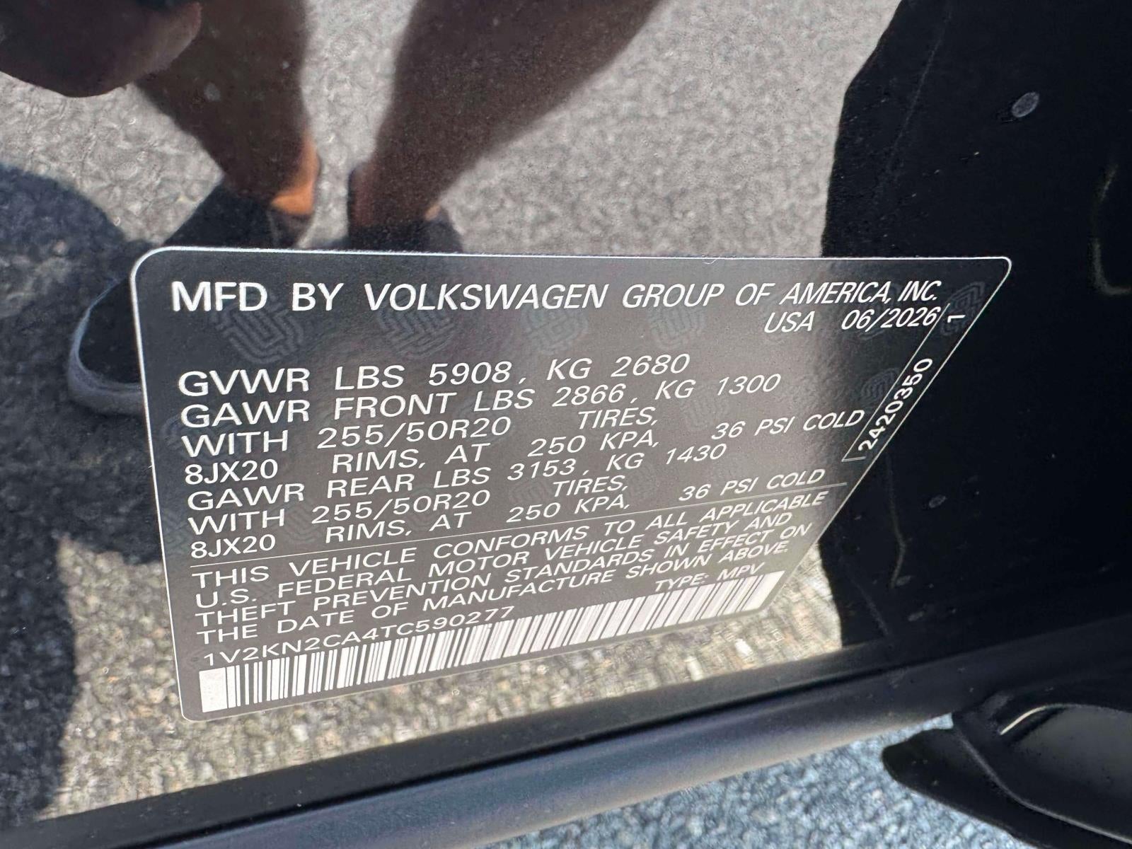 2026 Volkswagen Atlas 2.0T SE W/TECHNOLOGY