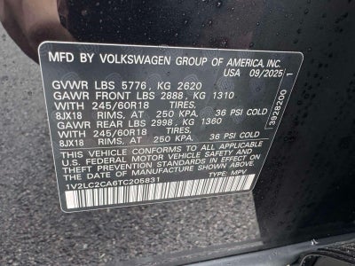 2026 Volkswagen Atlas Cross Sport 2.0T SE