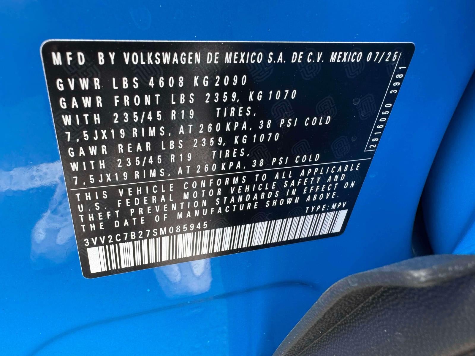 2025 Volkswagen Taos 1.5T SE Black