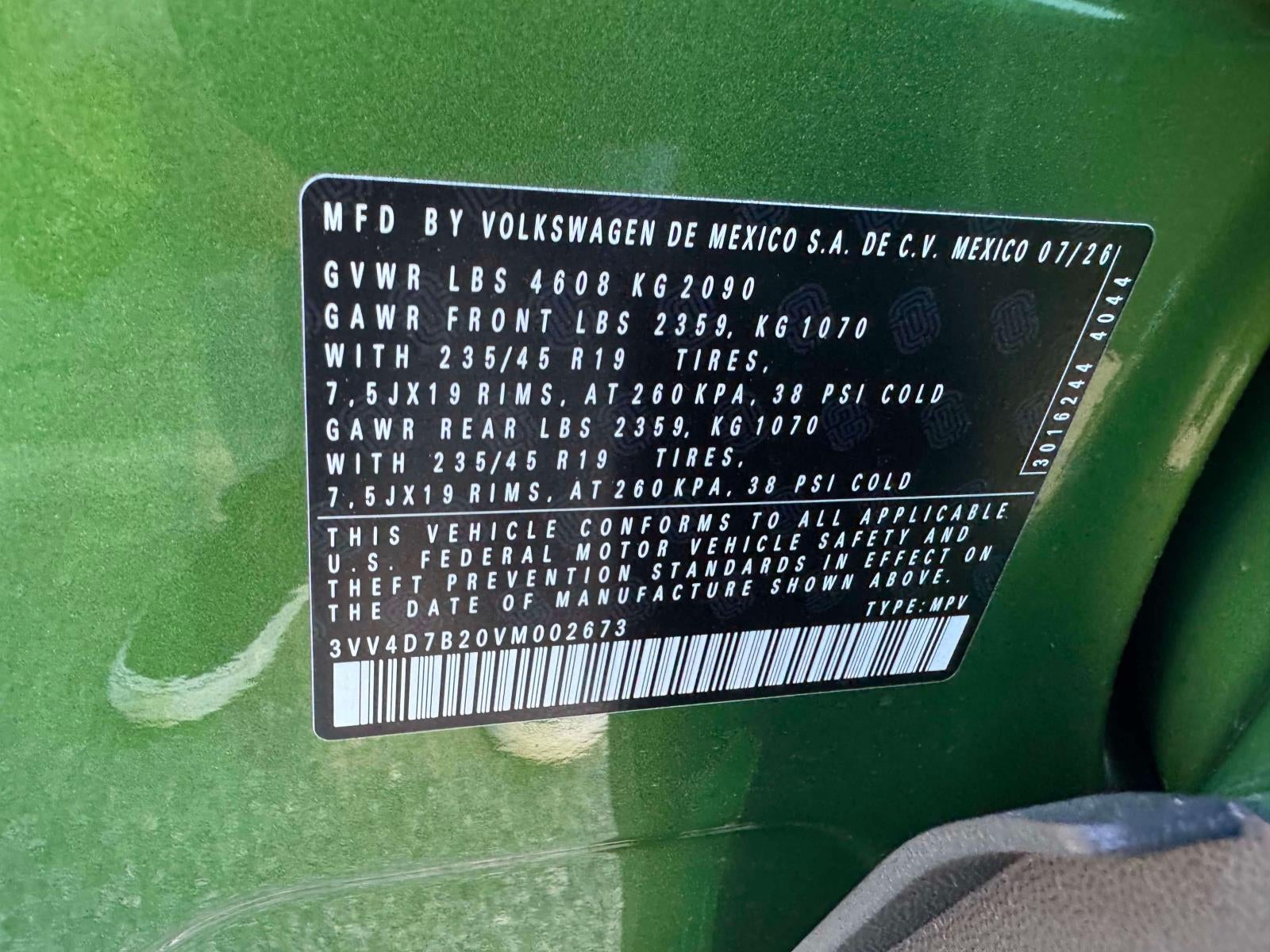 2027 Volkswagen Taos 1.5T SEL