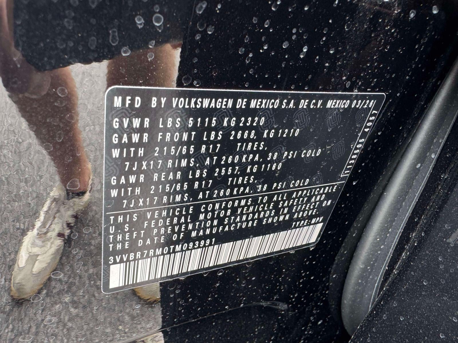 2026 Volkswagen Tiguan 2.0T S