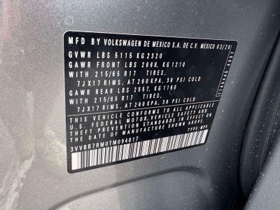 2026 Volkswagen Tiguan 2.0T S