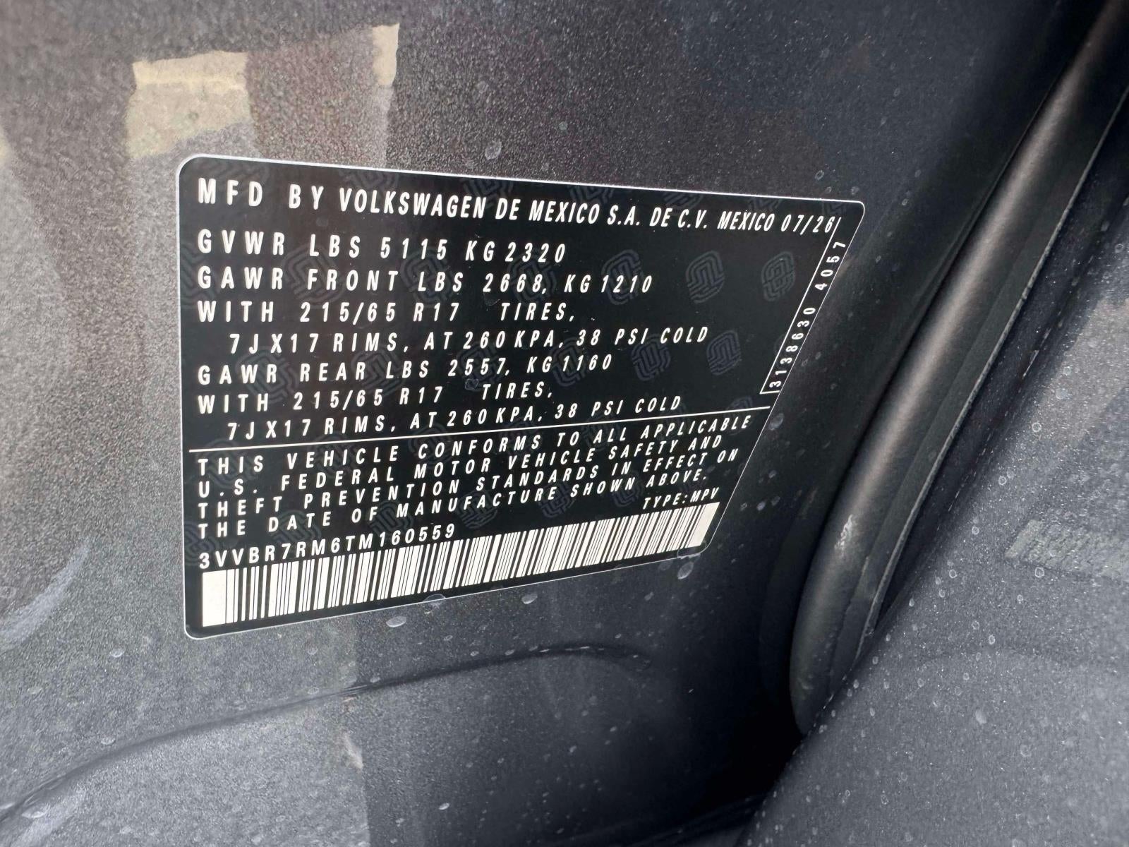 2026 Volkswagen Tiguan 2.0T S