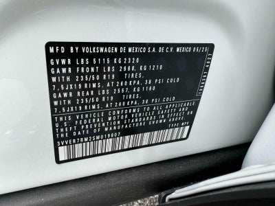 2025 Volkswagen Tiguan 2.0T SE