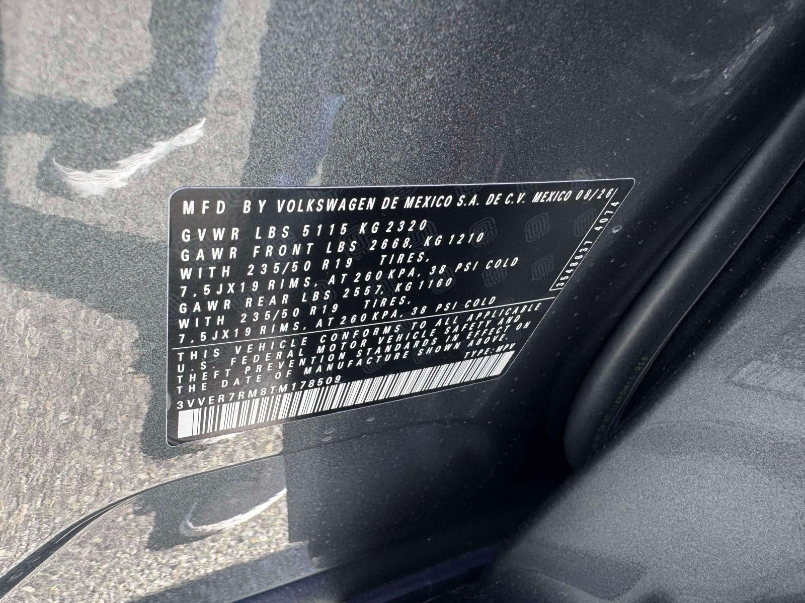 2026 Volkswagen Tiguan 2.0T SE
