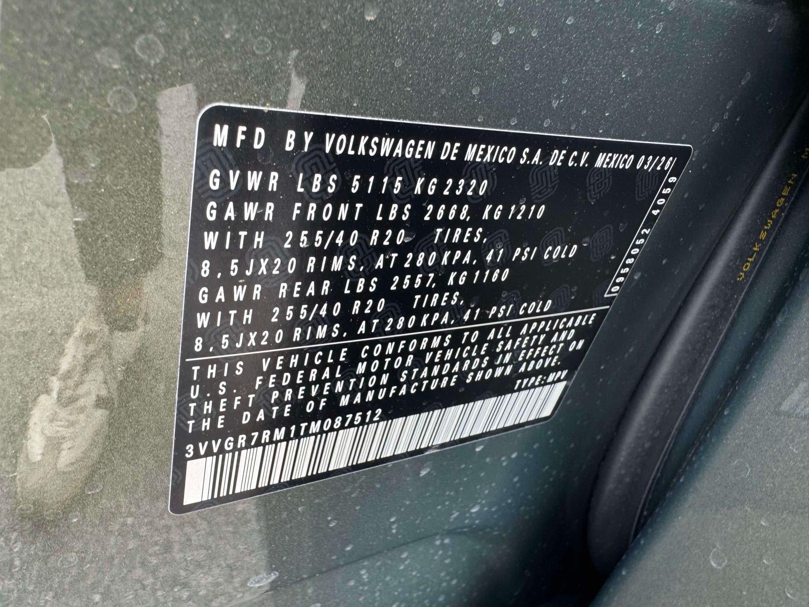 2026 Volkswagen Tiguan SE R-Line Black 4MOTION