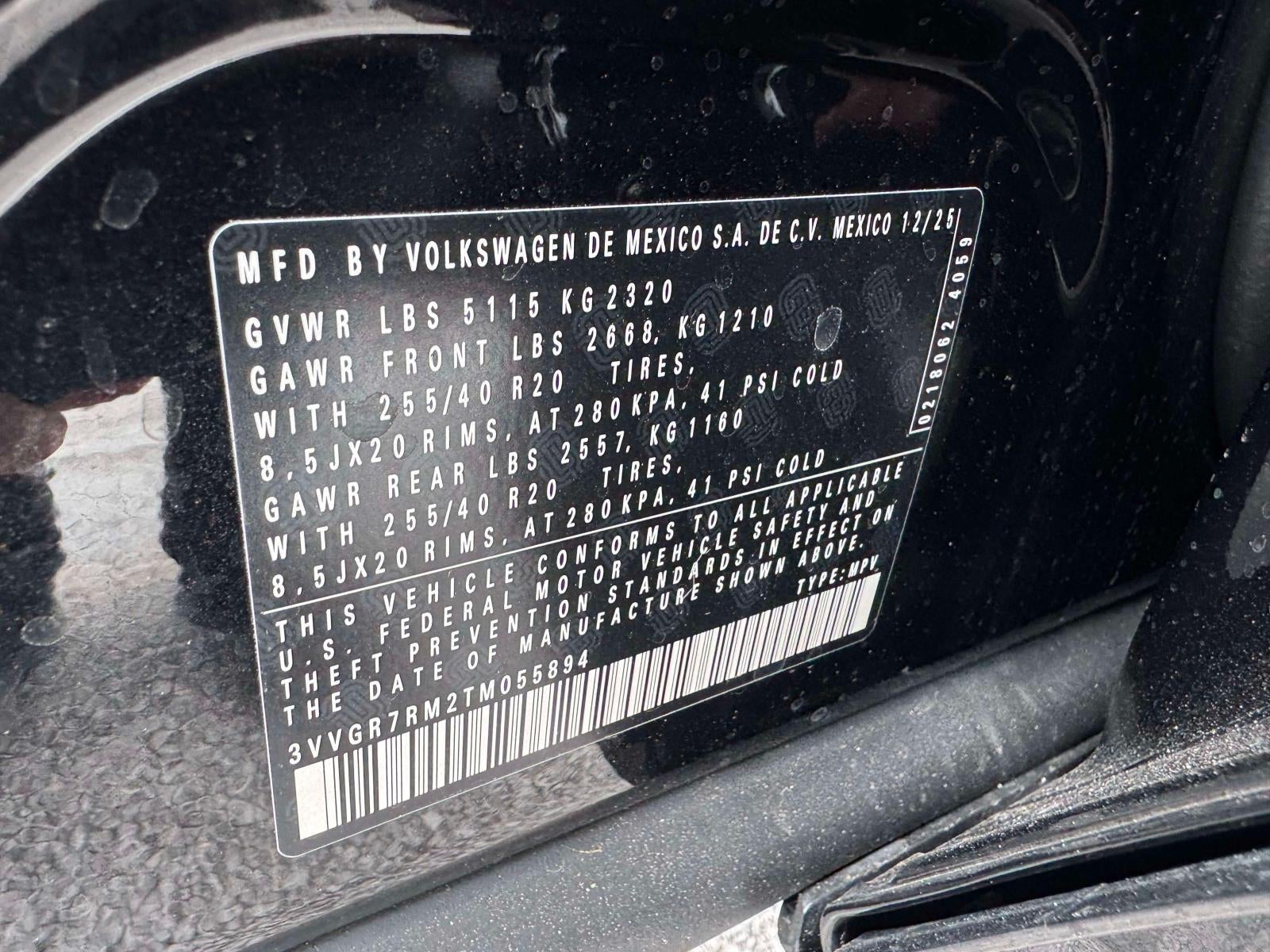 2026 Volkswagen Tiguan 2.0T SE R-Line Black