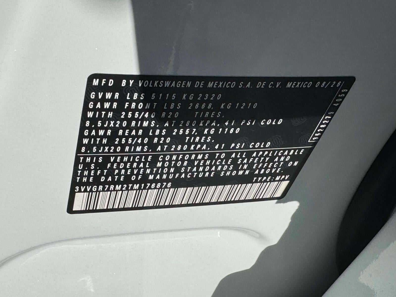 2026 Volkswagen Tiguan 2.0T SE R-Line Black