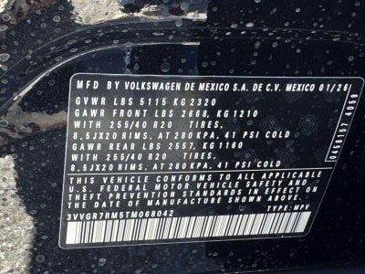 2026 Volkswagen Tiguan 2.0T SE R-Line Black