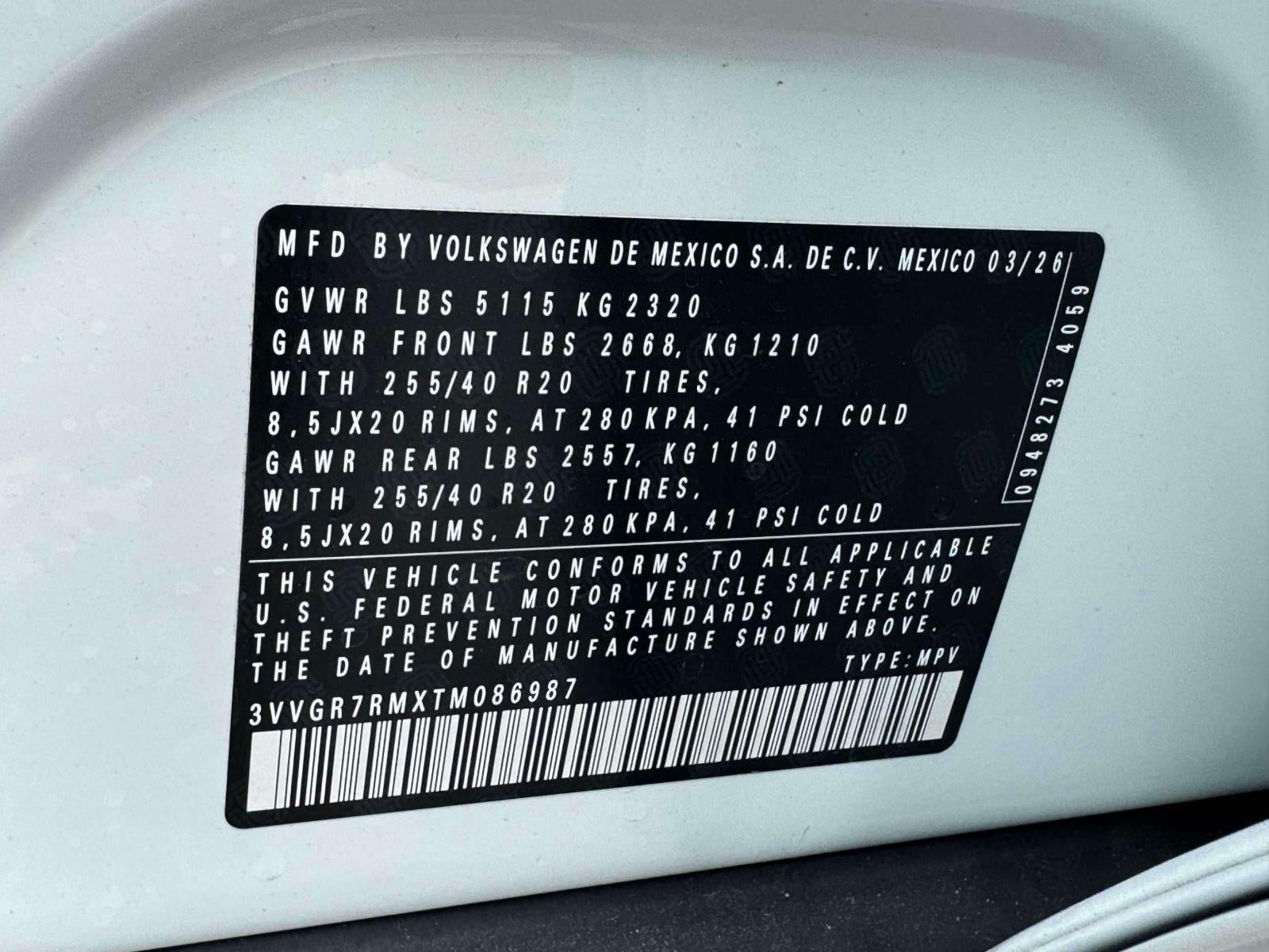 2026 Volkswagen Tiguan SE R-Line Black 4MOTION