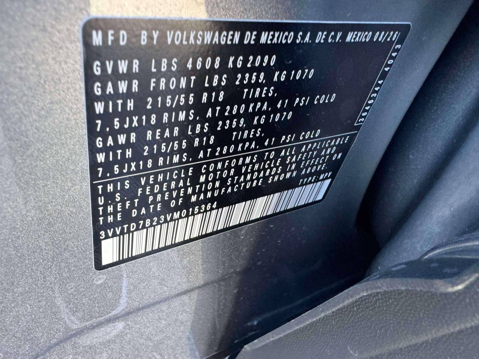 2027 Volkswagen Taos Sport 4MOTION