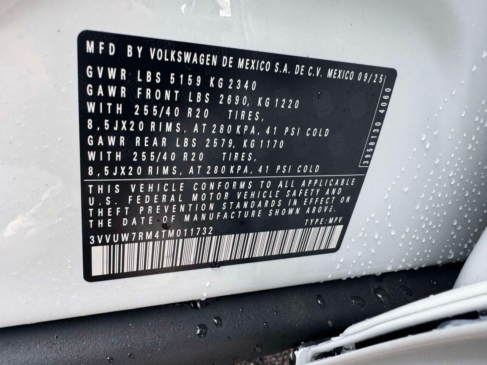 2026 Volkswagen Tiguan 2.0T SEL R-Line