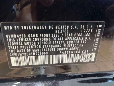 2026 Volkswagen Jetta GLI 2.0T Autobahn