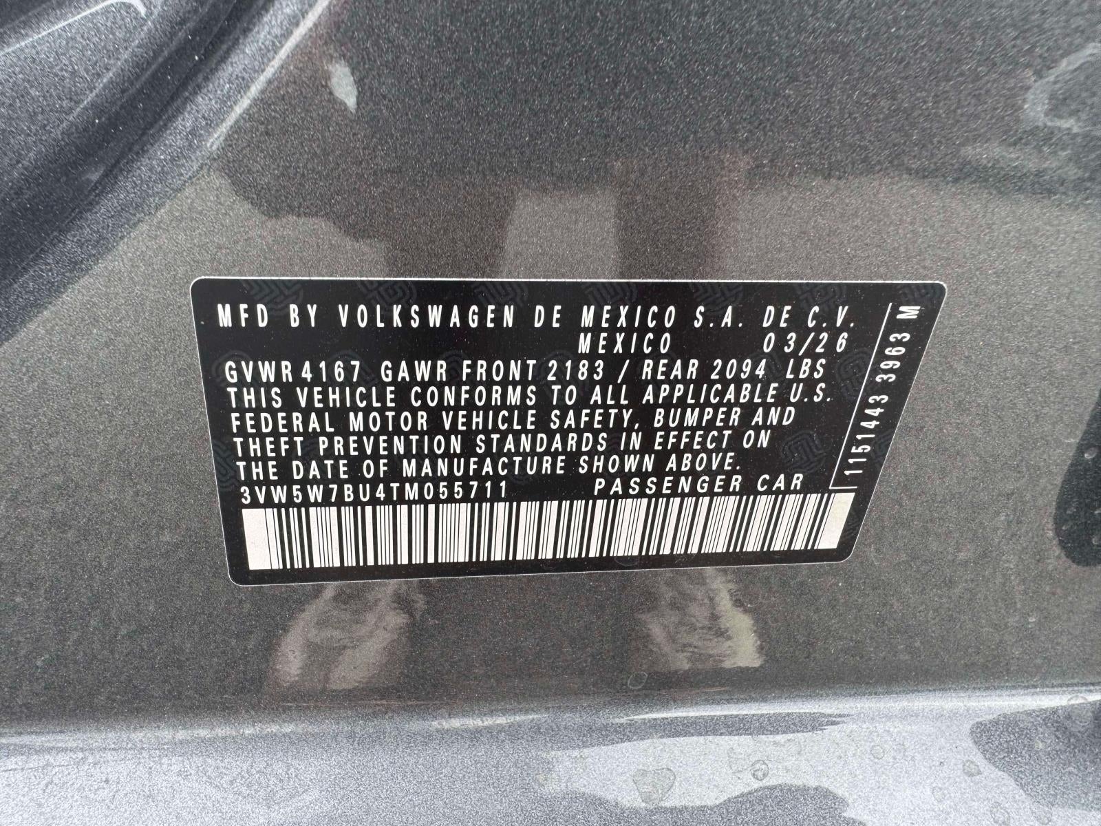 2026 Volkswagen Jetta 1.5T S