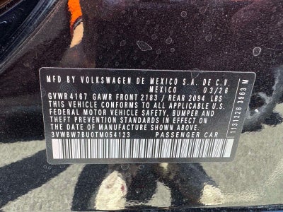2026 Volkswagen Jetta 1.5T Sport