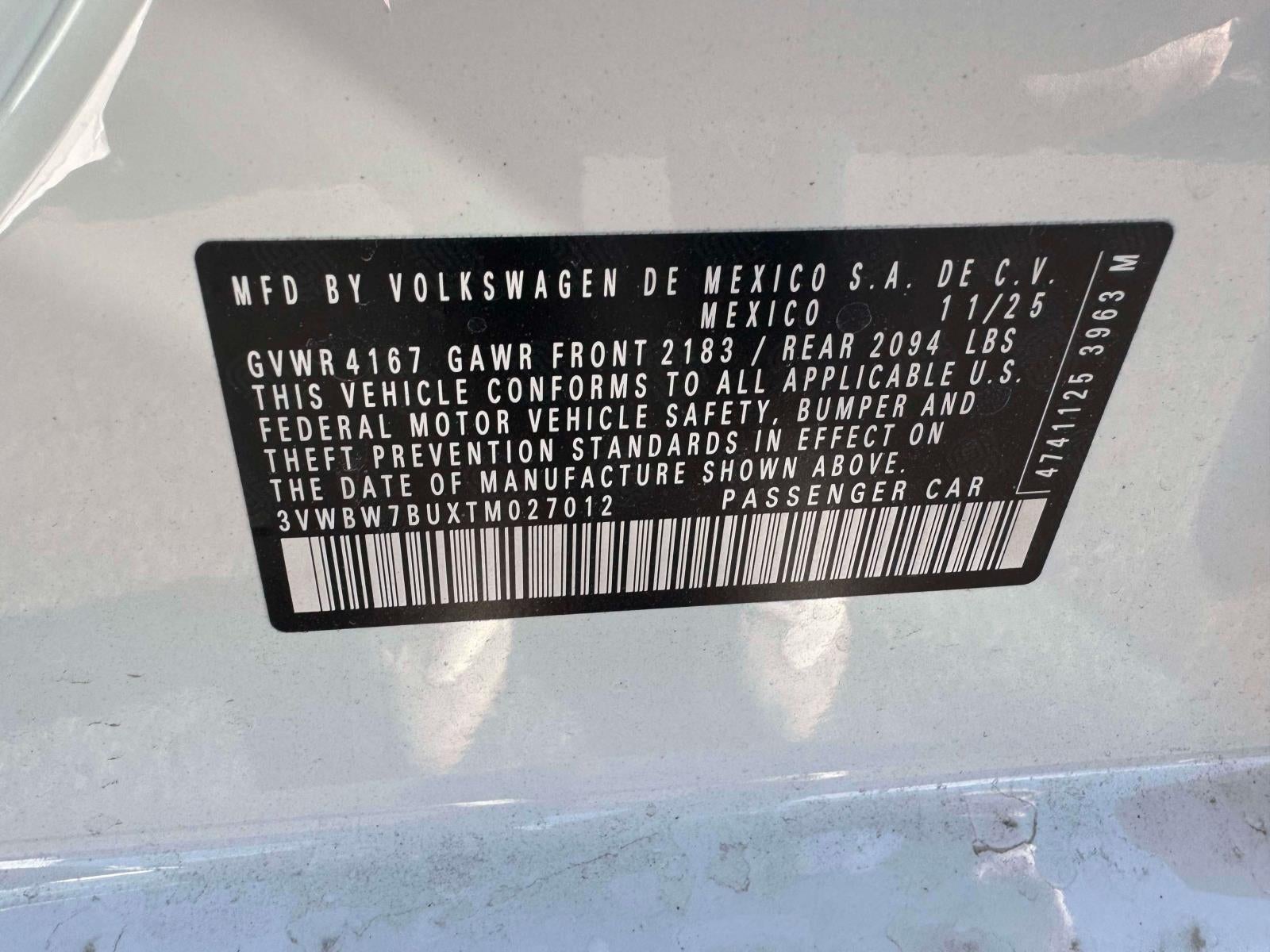 2026 Volkswagen Jetta 1.5T Sport