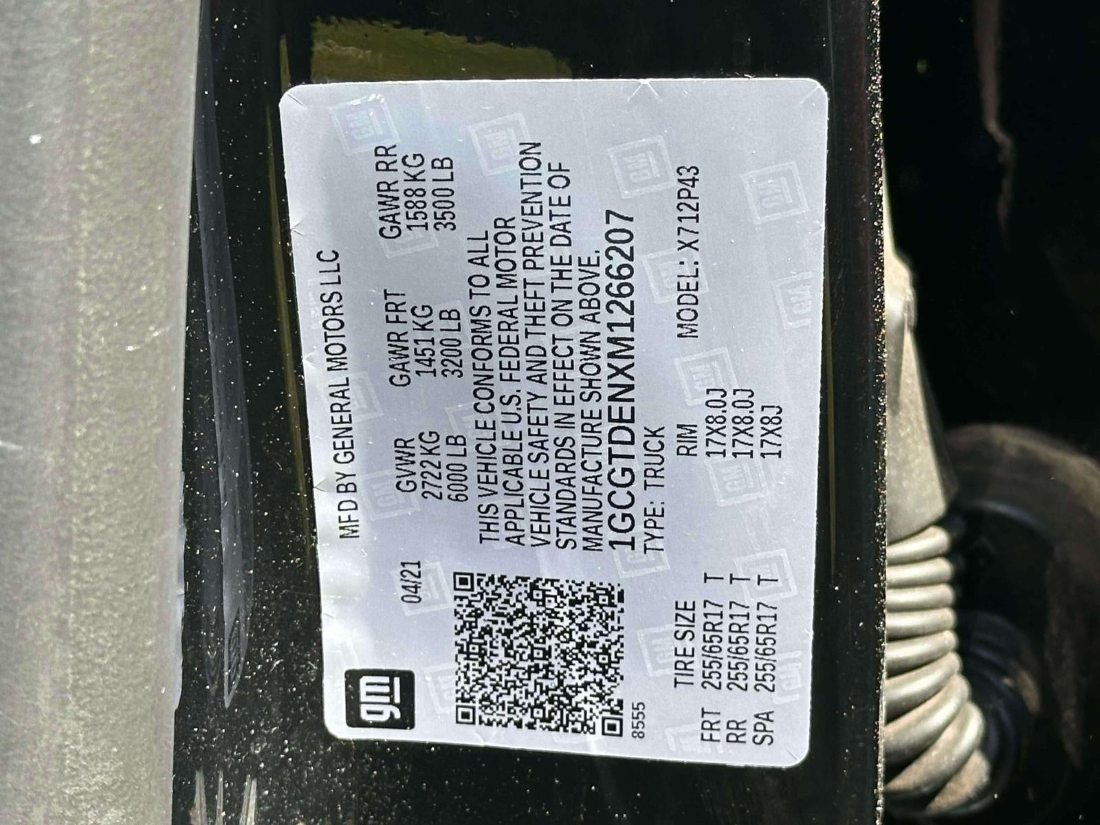 2021 Chevrolet Colorado 4WD Crew Cab 128 Z71