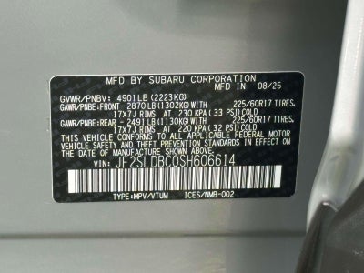 2025 Subaru Forester Premium AWD