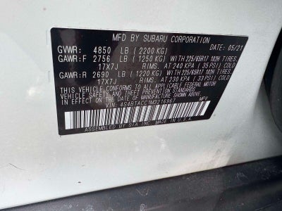 2021 Subaru Outback Premium CVT