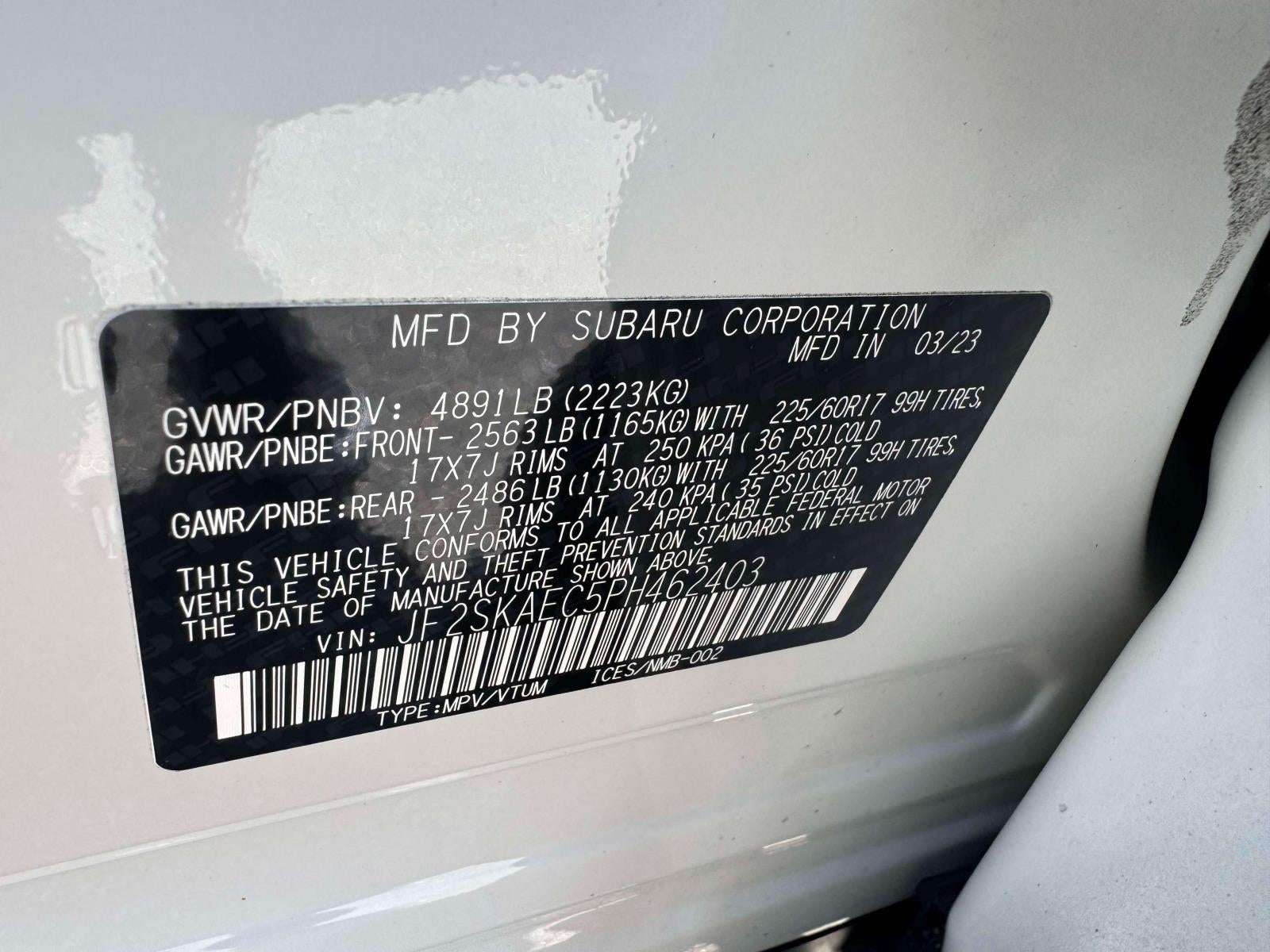 2023 Subaru Forester Premium CVT