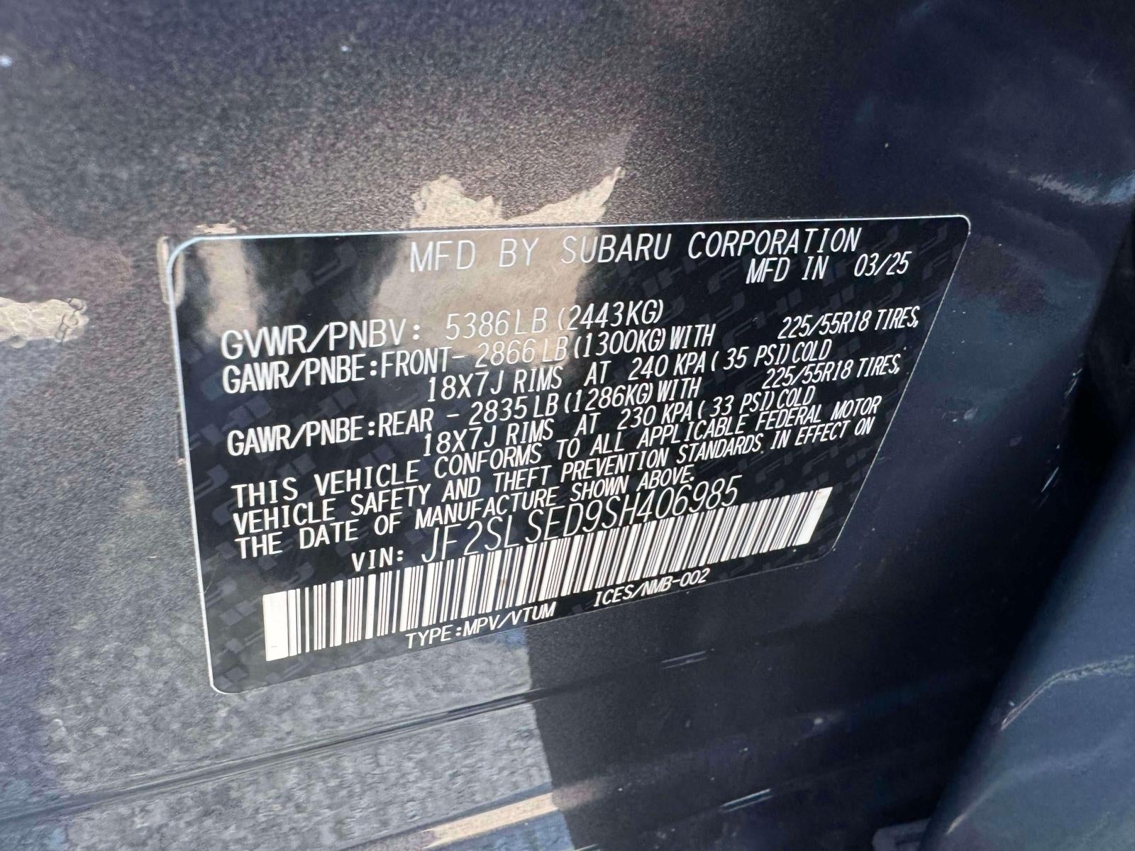 2025 Subaru Forester Premium Hybrid AWD