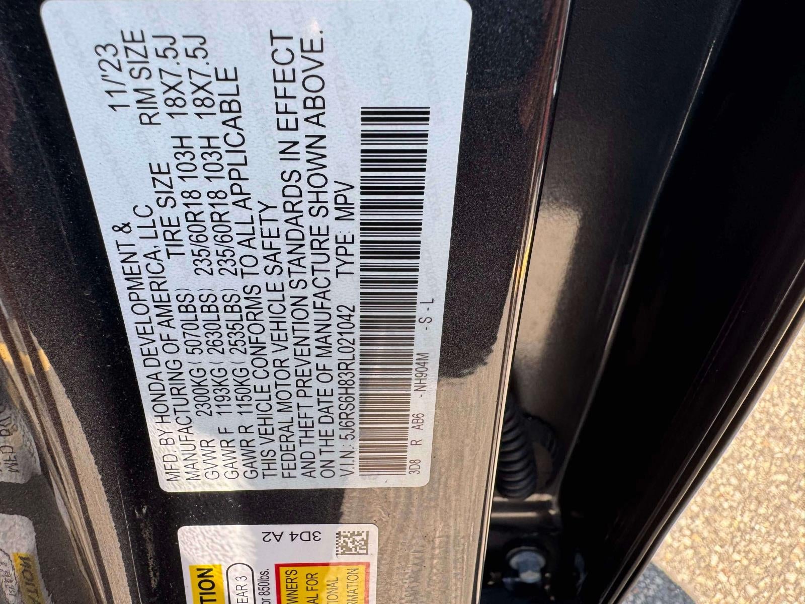 2024 Honda CR-V Hybrid Sport-L AWD