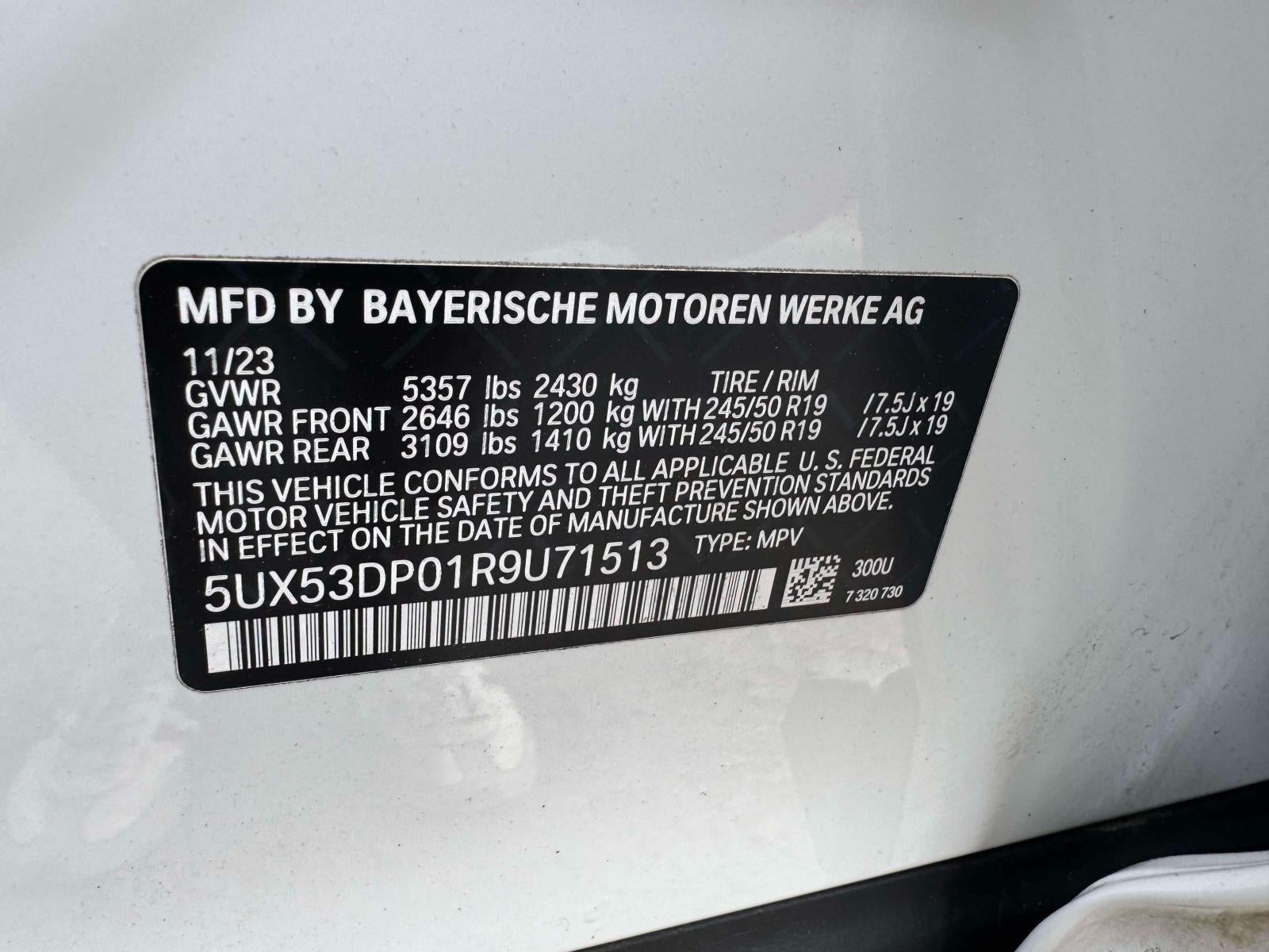 2024 BMW X3 xDrive30i Sports Activity Vehicle