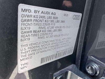 2025 Audi Q5 Premium 2.0 TFSI quattro