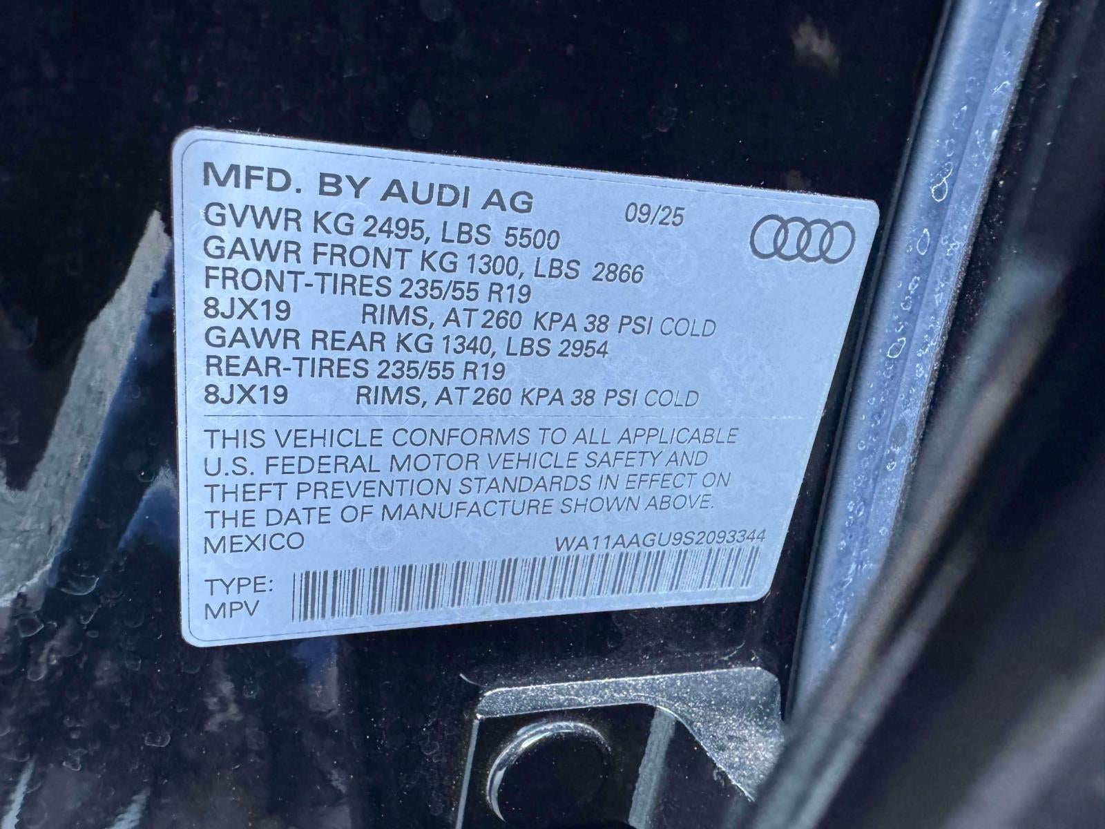 2025 Audi Q5 Premium 2.0 TFSI quattro