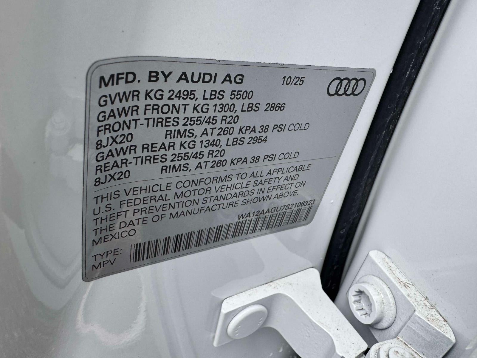 2025 Audi Q5 Premium Plus 2.0 TFSI quattro