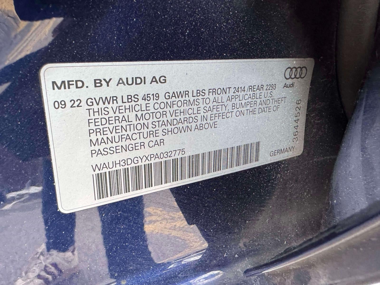 2023 Audi S3 Premium Plus 2.0 TFSI quattro